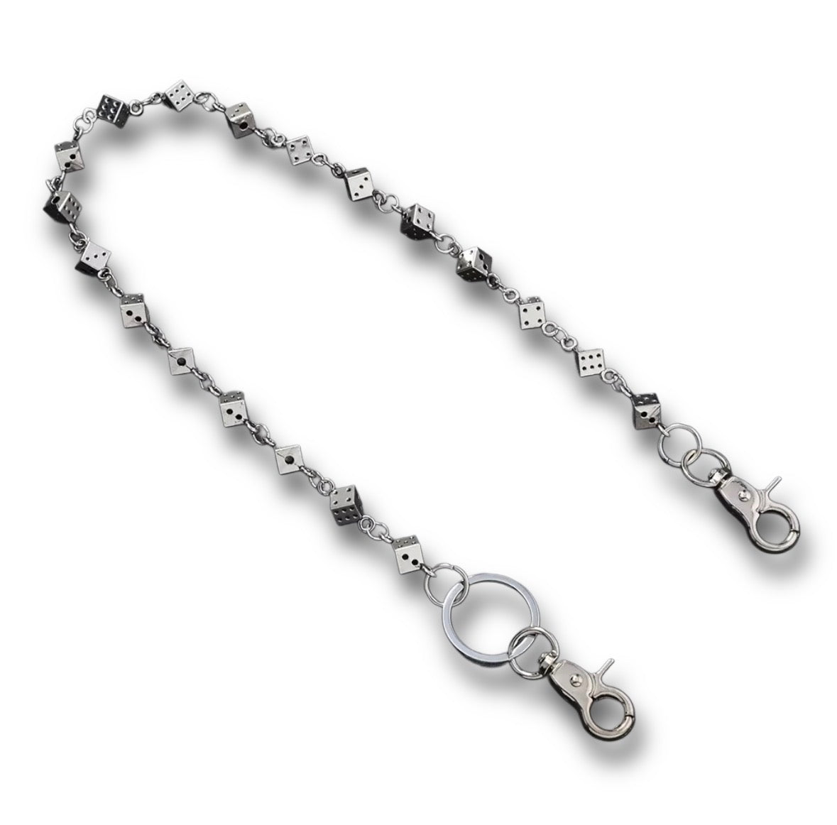 Handmade Dice Beaded Pocket Chain
