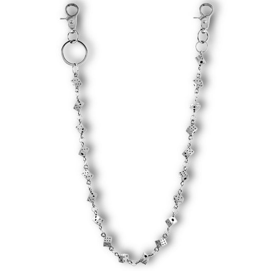Handmade Dice Beaded Pocket Chain